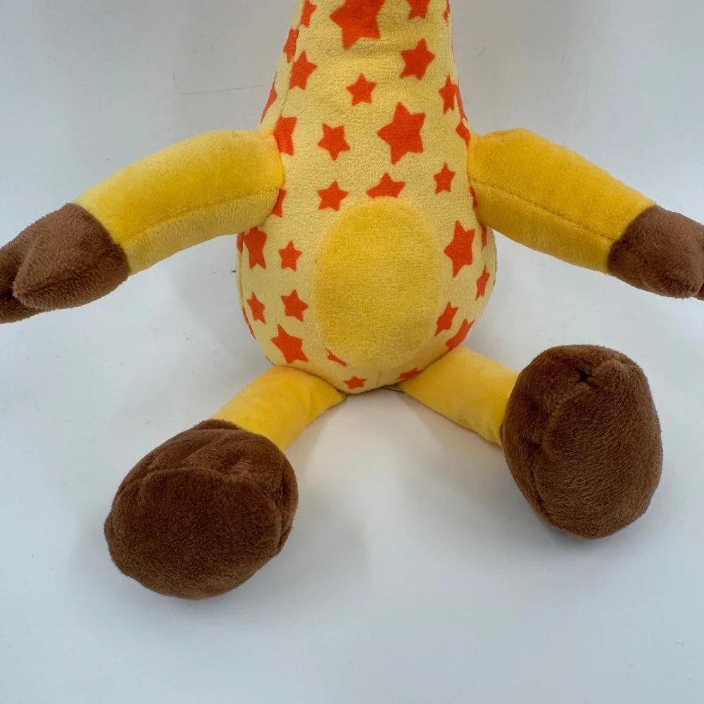 Geoffrey the Giraffe Plush‎ Toy Stuffed Animal Yellow Star Pattern Soft